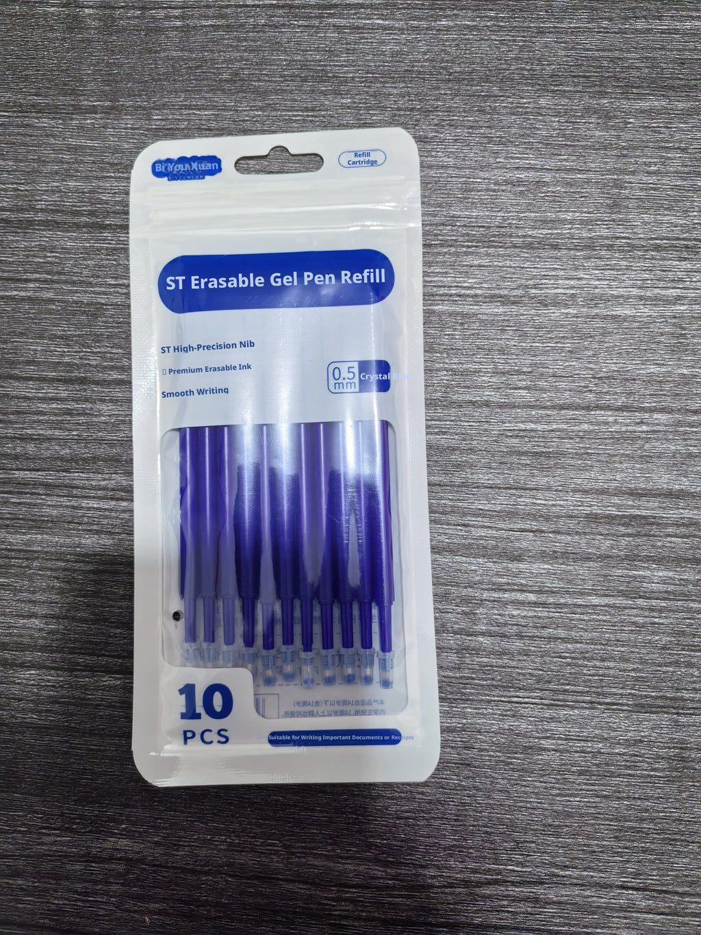 Neutre remplacement du noyau de stylo-ST bout-noir-0,5mm-10 pièces