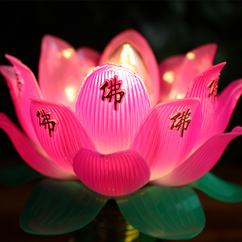 Lampe d'adoration à module lumineux de Bouddha
