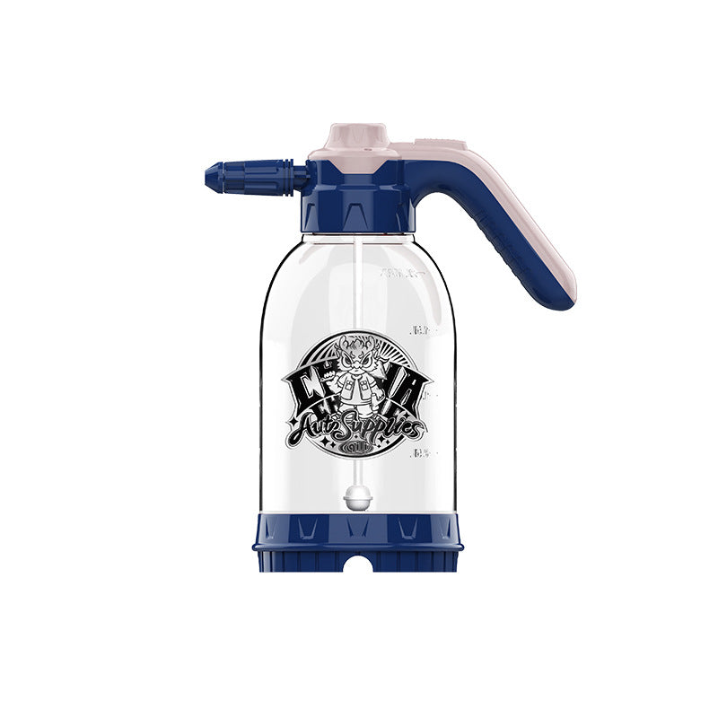 Bouteille de pulvérisation électrique pour le lavage de voiture et l'application de film avec le renforcement de la pression d'air
