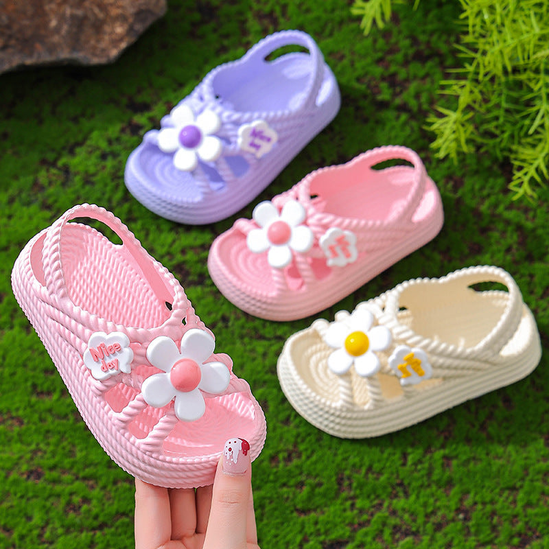 Sandales de filles Été Mode Princesse Chaussures Outdoor Non-slip