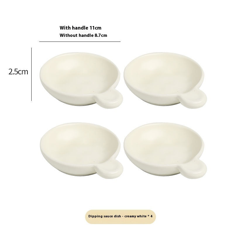 Disque de stockage Costume latéral Sauce de soja Sauce Vinegar Dish