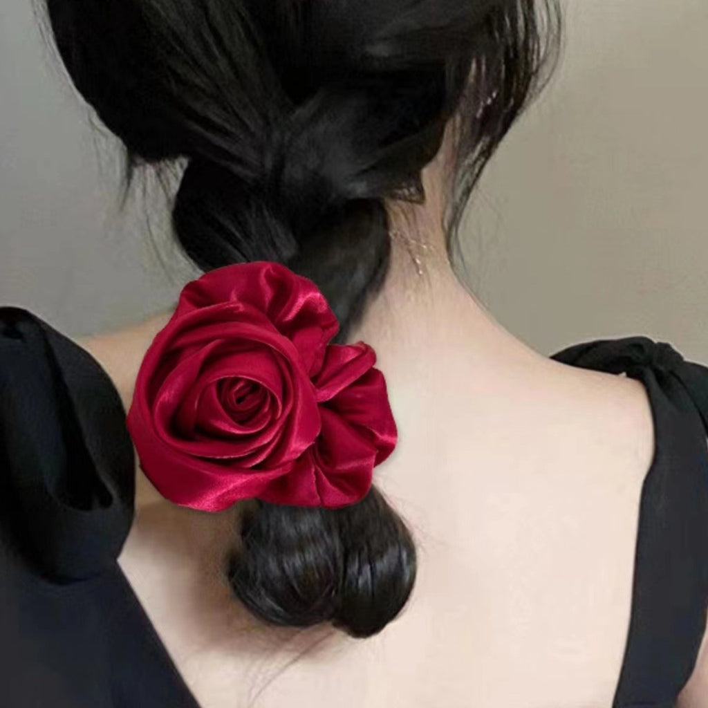 Bun Ponytail Avancé Sens de fleur Coiffure en caoutchouc bande de coiffure