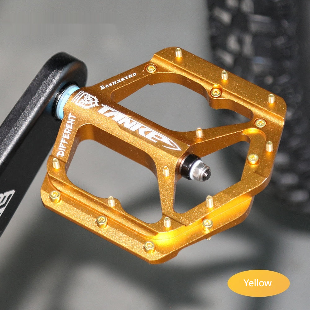 Pédales de vélo à roulement à billes en alliage d'aluminium couleur CNC