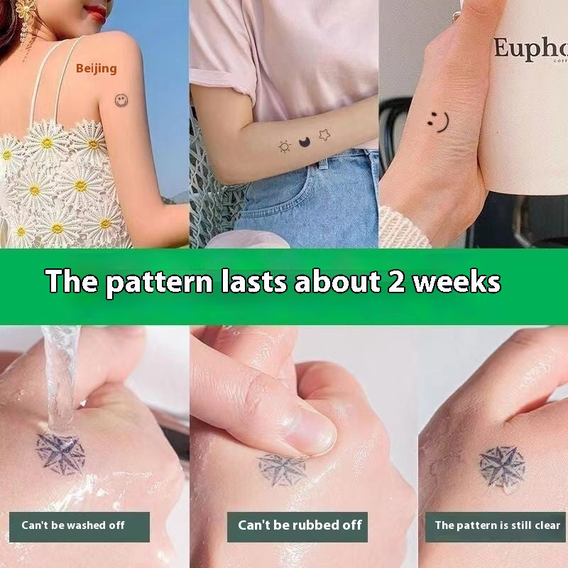 Sticker de tatouage semi-permanent à base de plantes