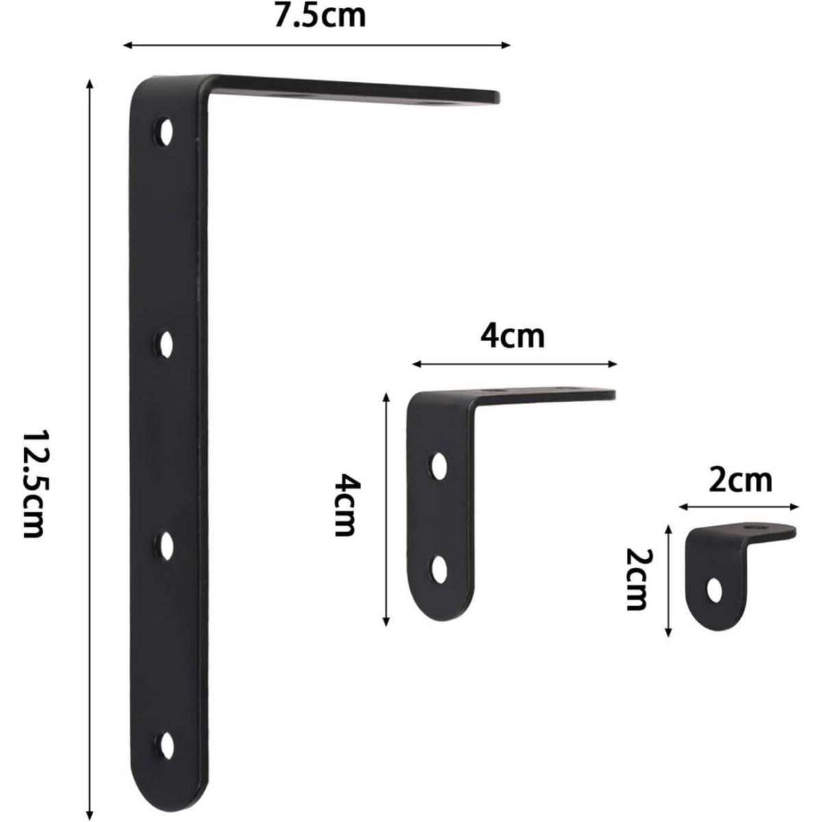 Black Corner Connector Set - Connecteurs de coin pratiques pour l'assemblage et l'artisanat de tous les jours P