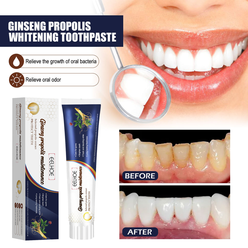 Ginseng Propolis Blanchiment Dentifrice 1 00g 1box