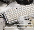 Clavier mécanique 87 Key Wired E-sports Jeu Belle gravure latérale Bureau informatique
