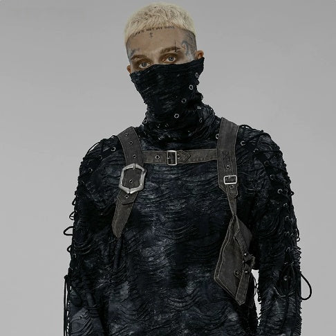 Rock Biker Suspendeurs de style post-apocalyptique