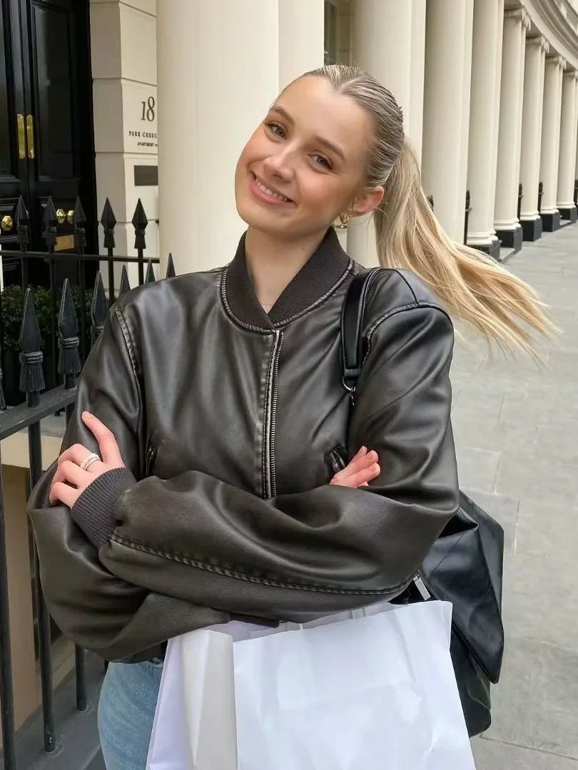 Veste pilote de moto de stand pour femmes