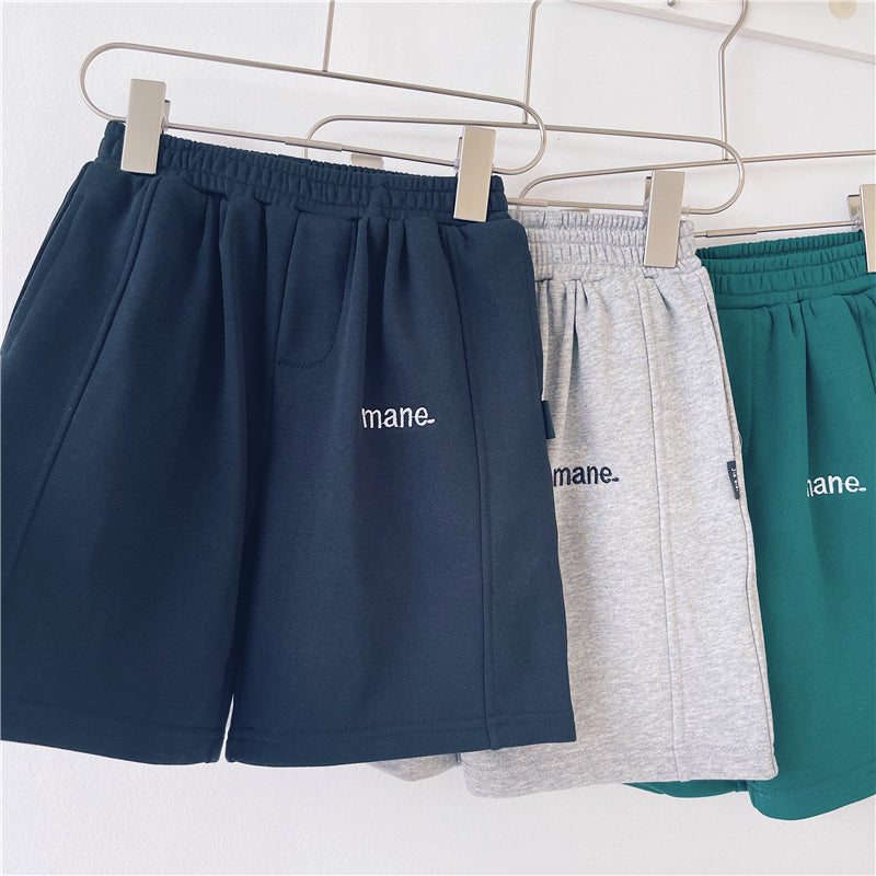 Été Coton Garçons Casual Ceinture élastique Short