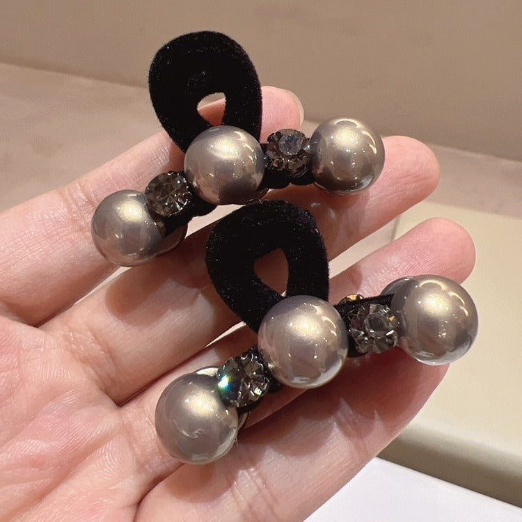 Black Pearl Clip de haute qualité pour les petits cheveux