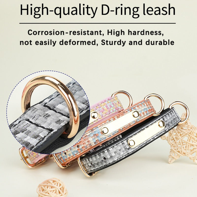 Adjustable Double D-Ring Pet Collar