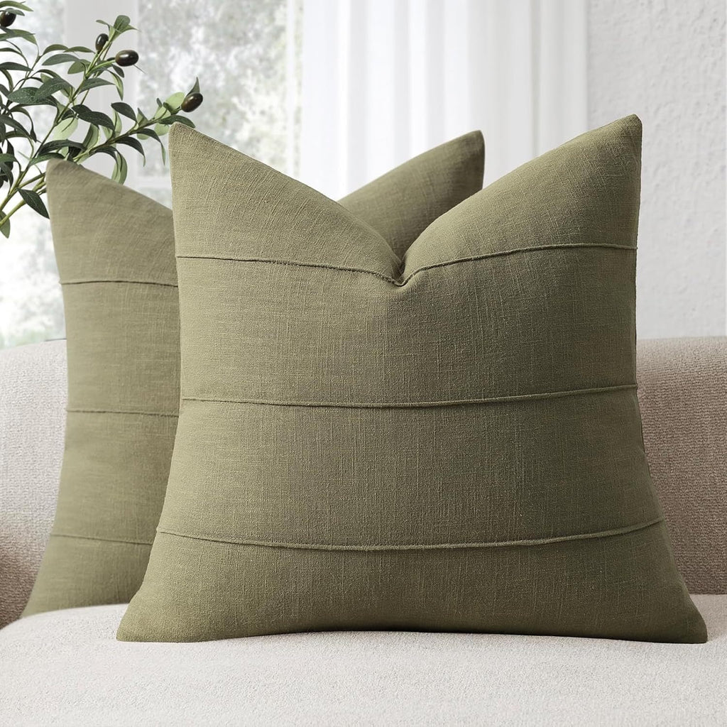 Revêtement décoratif en coton-liné à rayures de couleur unie