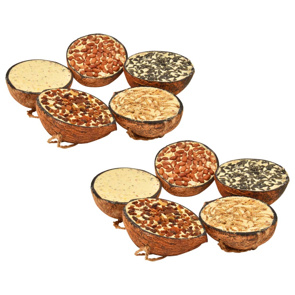 Nourriture d'oiseaux Palettes de noix de coco remplies 10 pces. 290 g