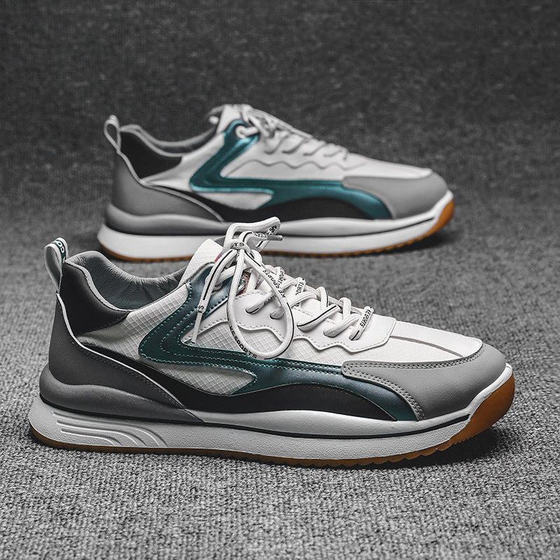 Chaussures décontractées de sport en dentelle respirante confortable pour hommes