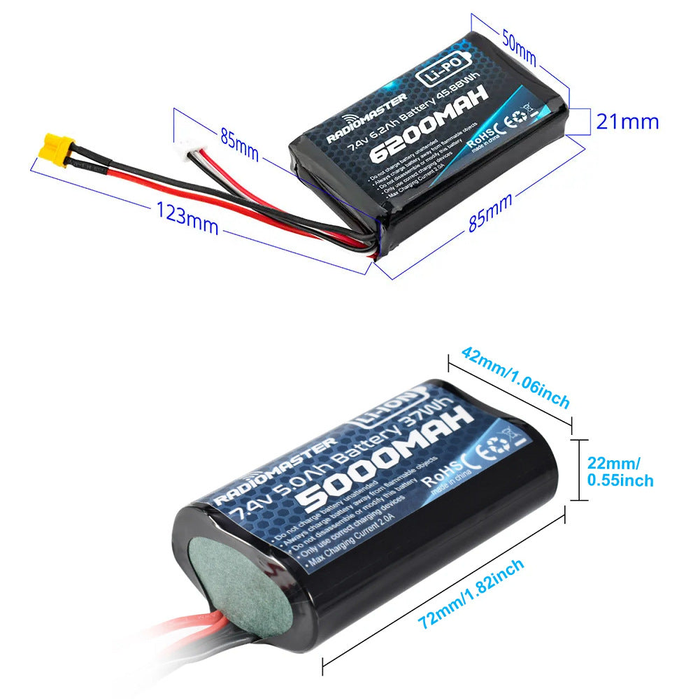Télécommande TX16 TX12 Boxer Batterie spéciale