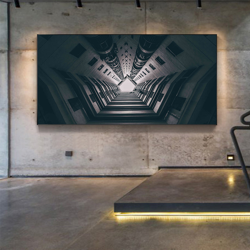 Affiche de style industriel moderne Peinture géométrique sur toile urbaine