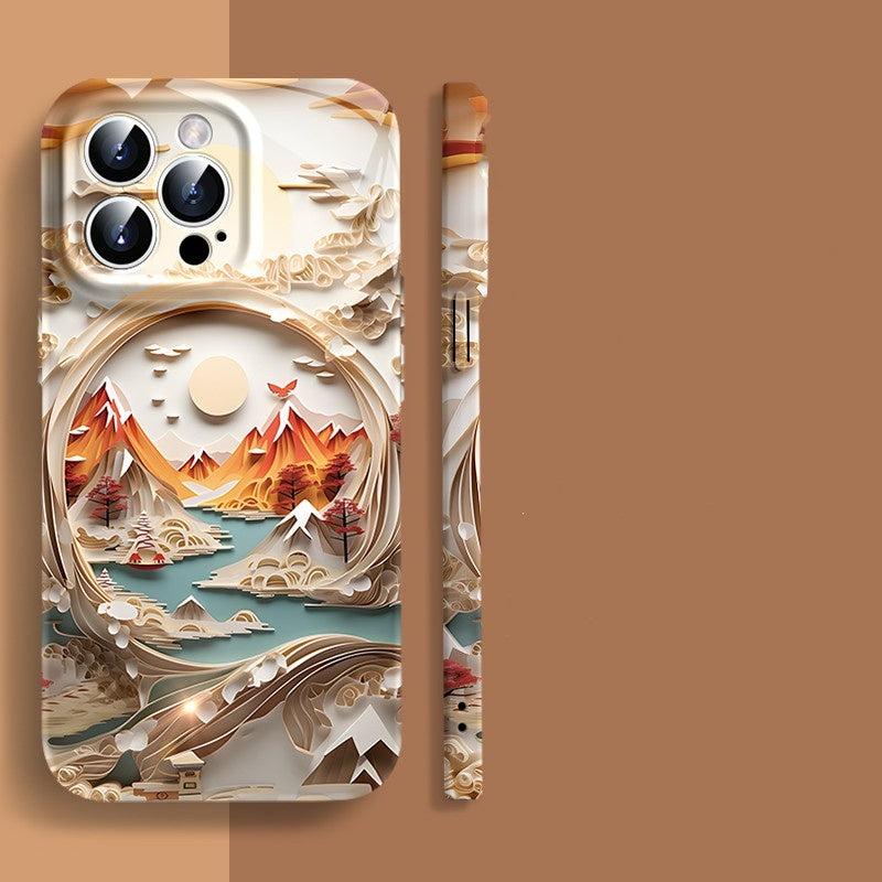 Coupes de papier Image Chine-Chic Style Mobile Phone Case