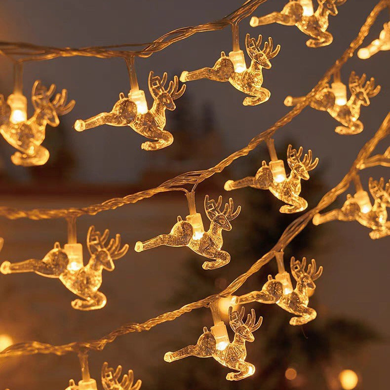 Led Elk Tree Christmas Tree Snowflake Star Light String