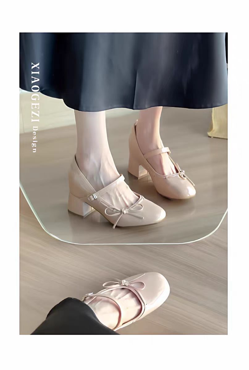 Femmes Français Sangle simple Chaussures de talon cachées