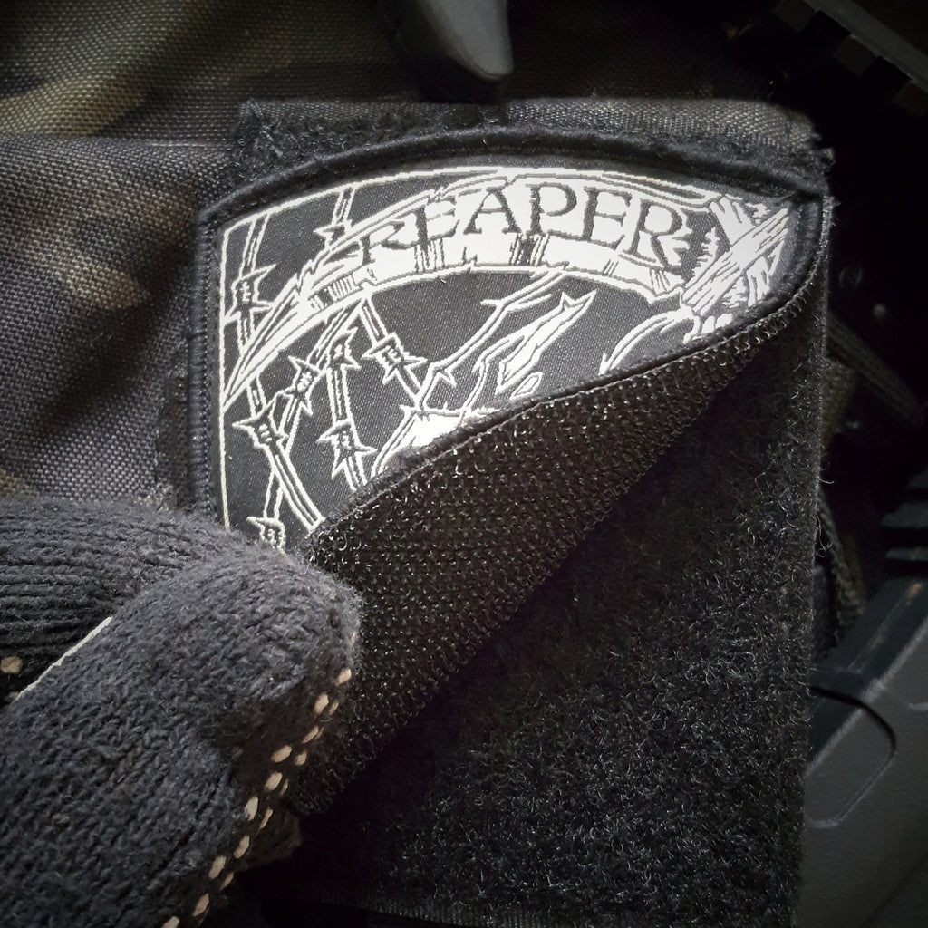 Brassard tactique de sport avec broderie et dos velcro