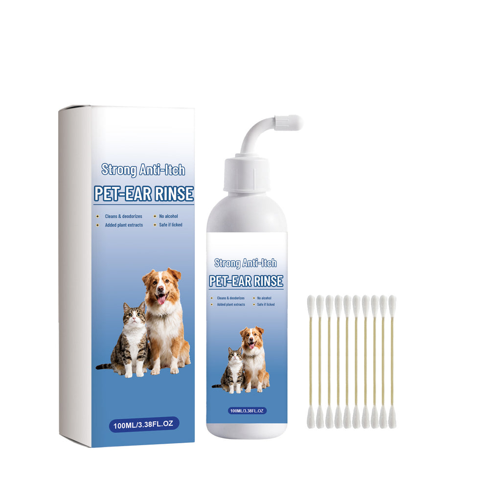 Animaux Nettoyage d'oreilles liquides Chat et chien Nettoyage d'oreilles liquides doux Nettoyage d'oreilles et canal d'oreille