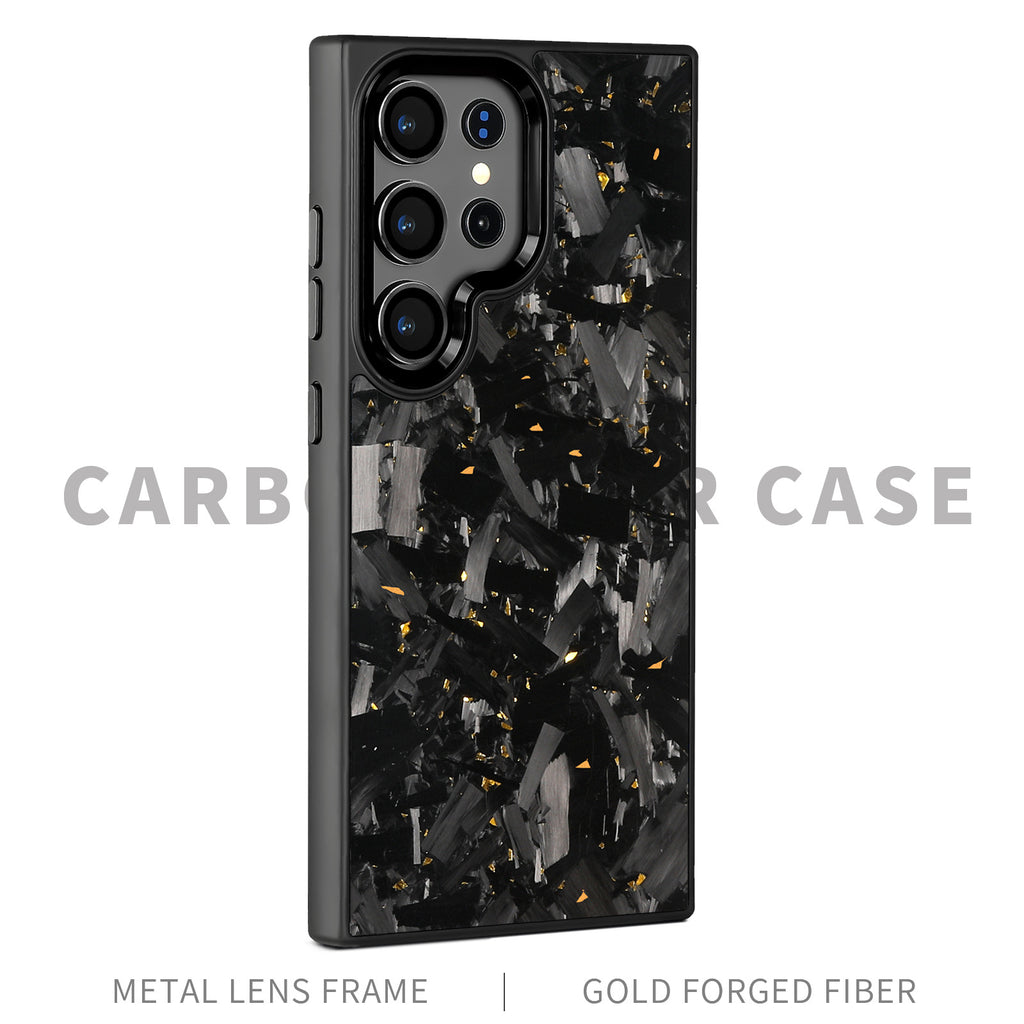 Magnetic Forged Carbon Fibre Shell Téléphone étui protecteur
