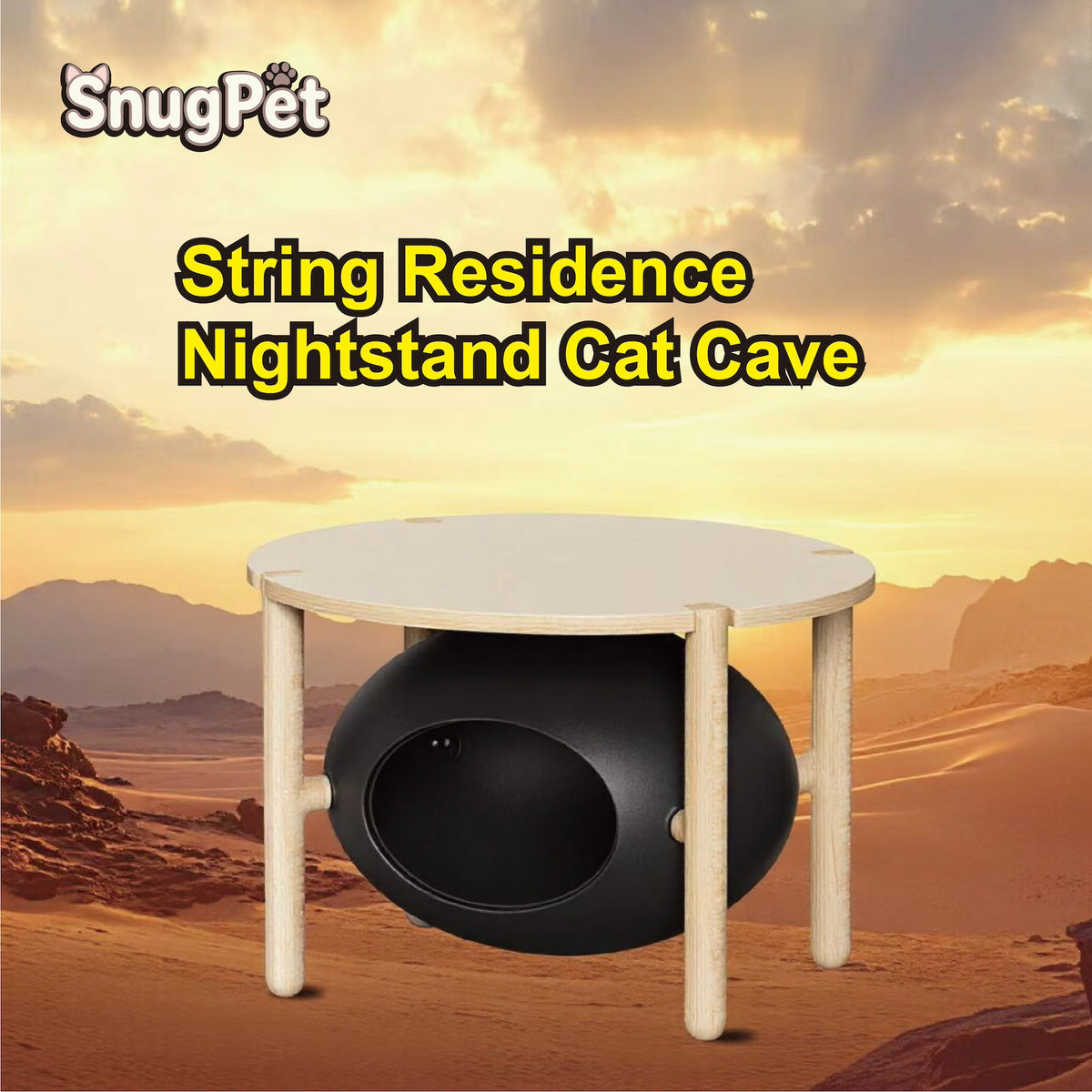 Table de chevet Lit de chat