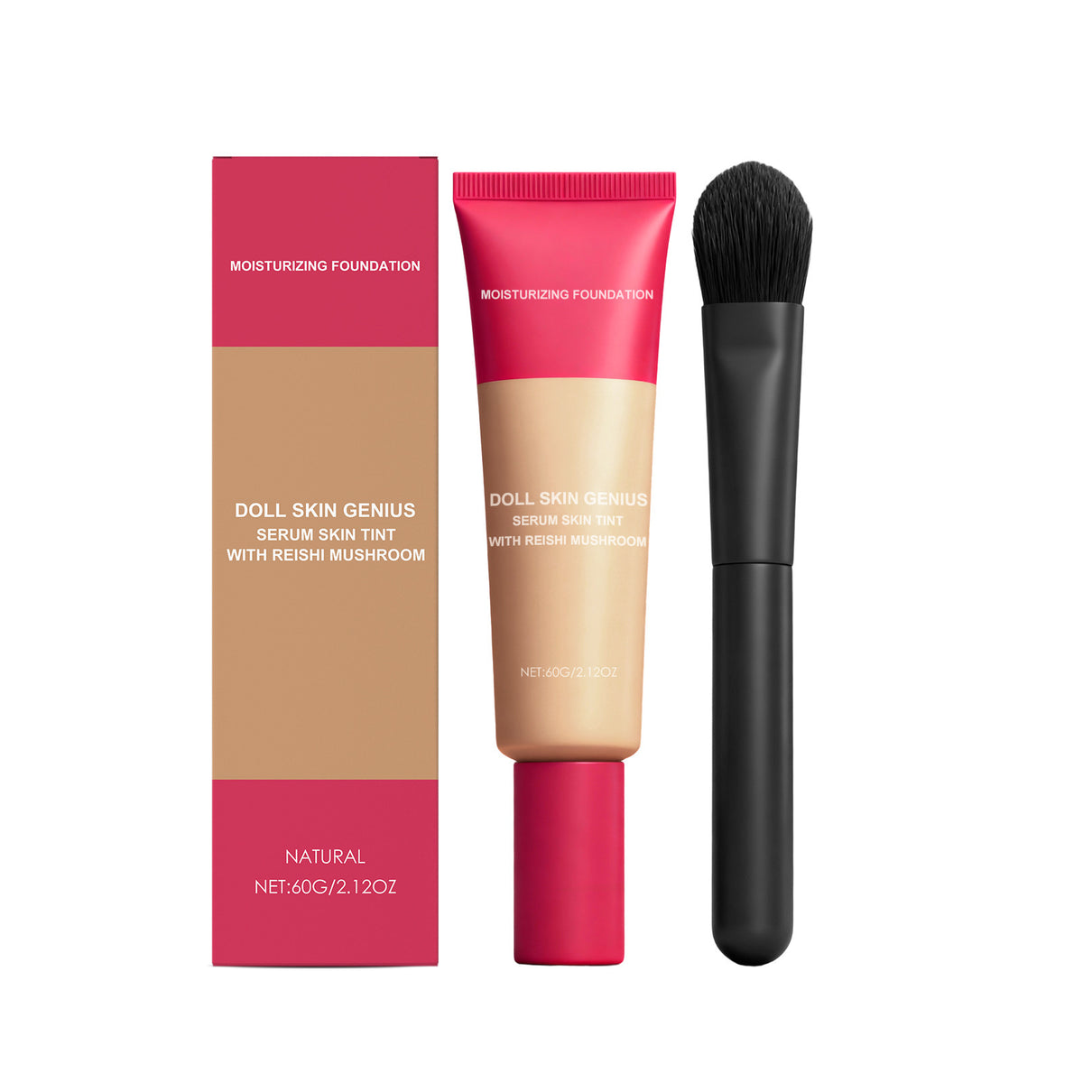 Fondation crème lumière et Matte clair