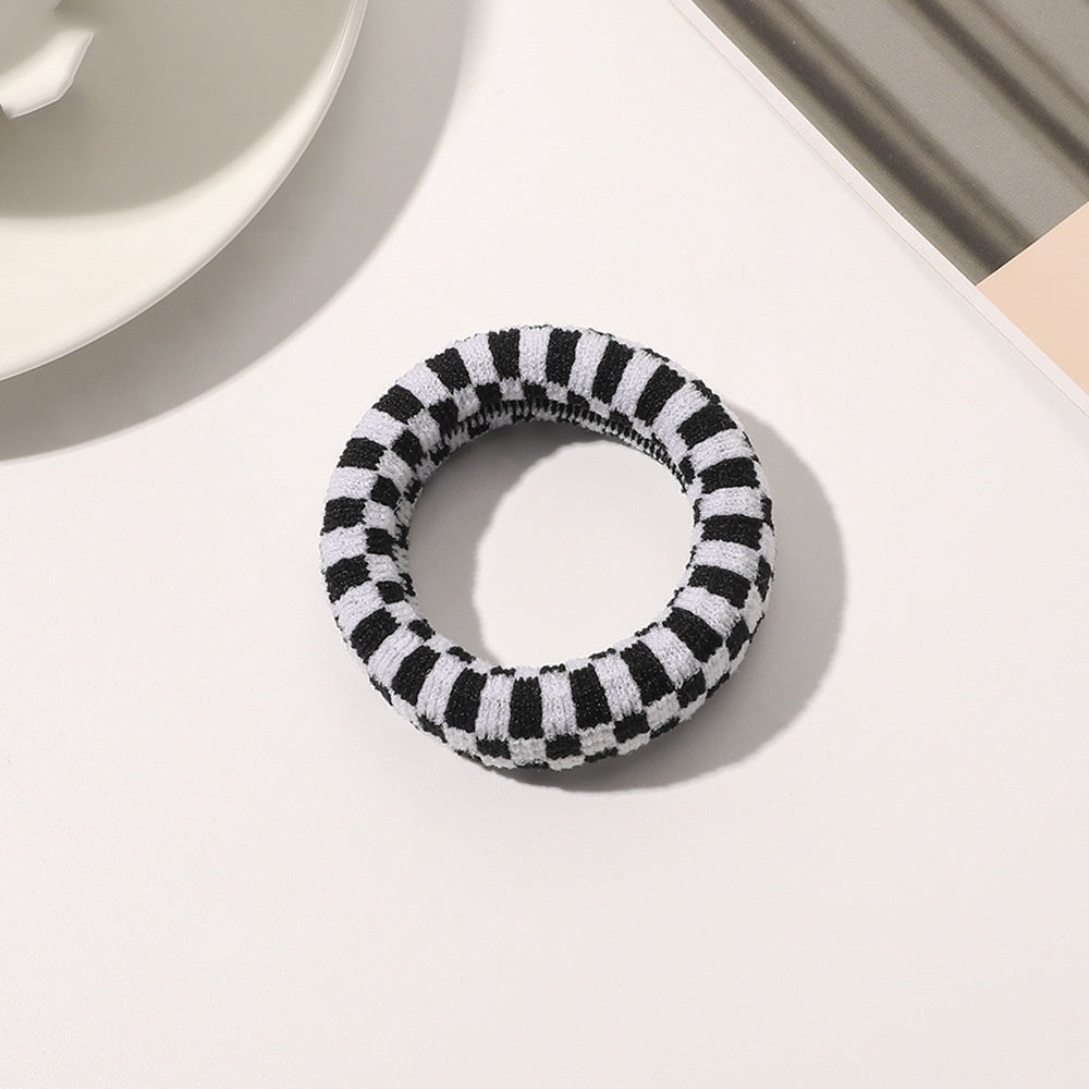 Serviette en caoutchouc grossier Bracelet simple anneau de cheveux