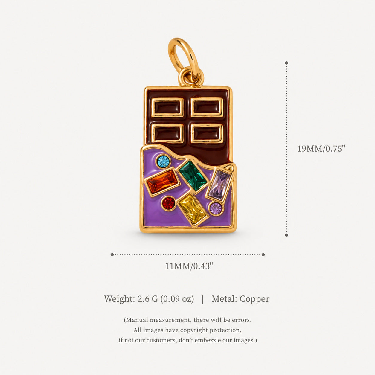 Gourmet Dessert Cookie and Cake Style Pendentif