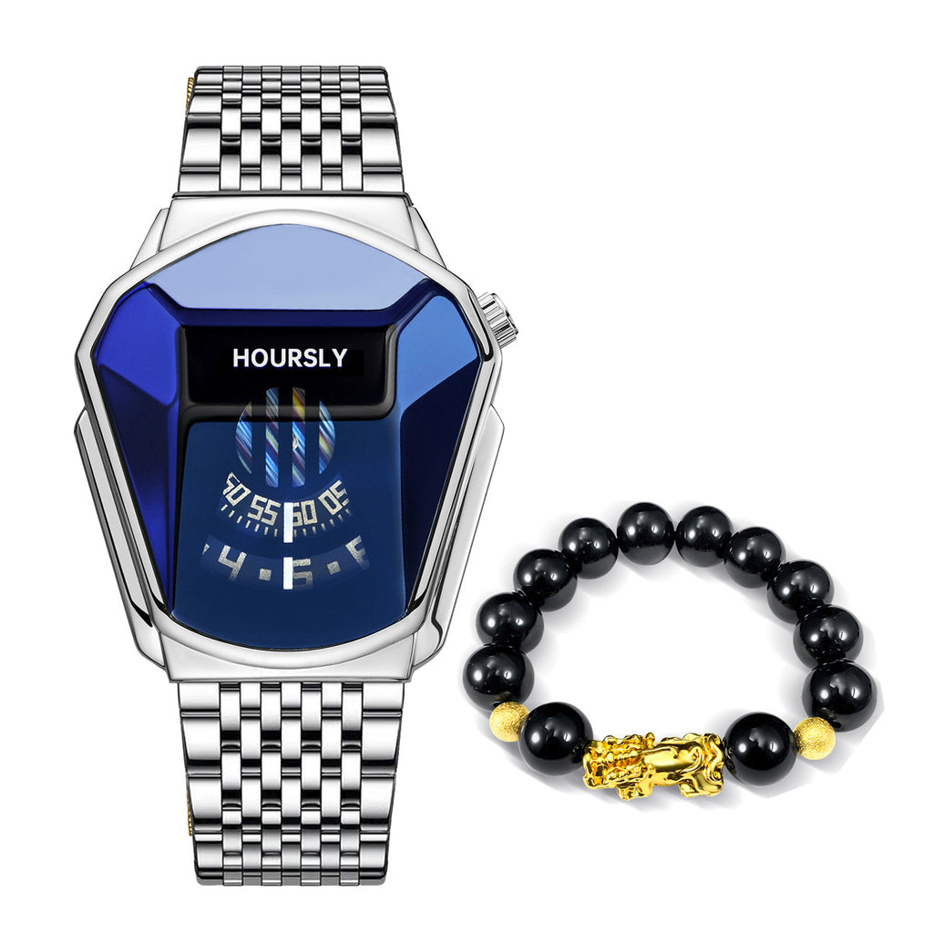 Tournable acier-bande montre Pixiu Perle Bracelet Set