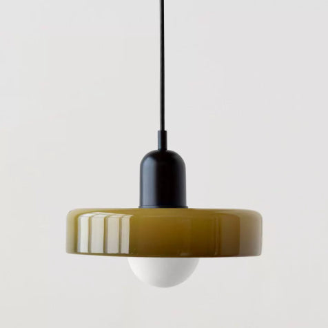 Simple Chandelier Creative Cream Style salon lampe en verre moderne
