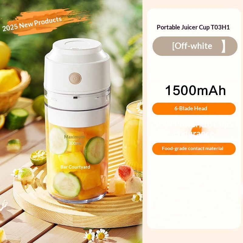 Mini mélangeur de jus rechargeable pour usage domestique