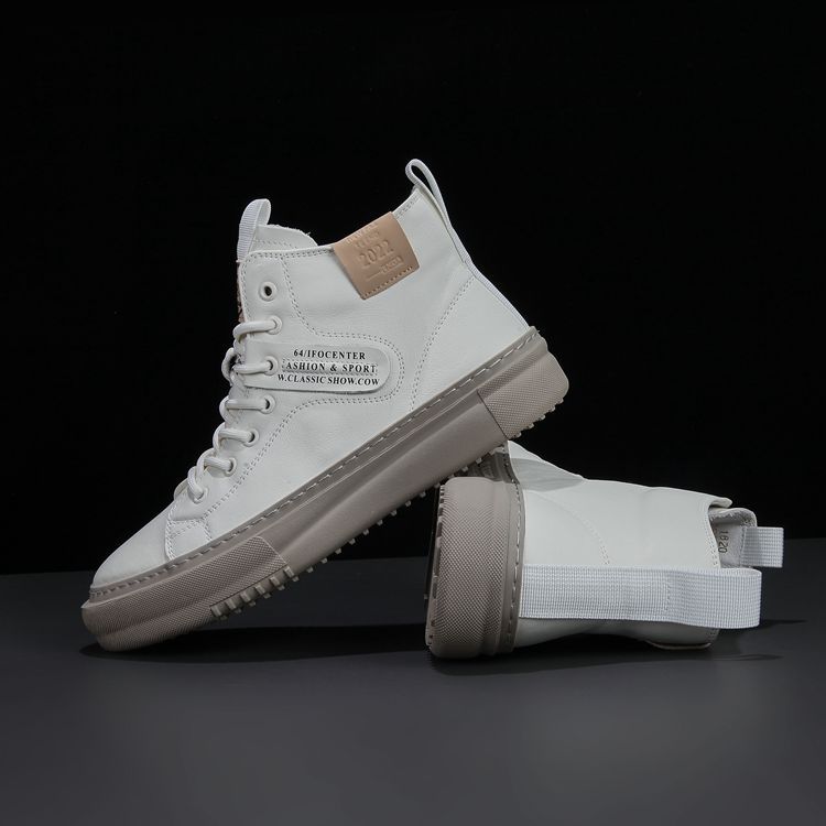 Sneakers blancs polyvalents tout en cuir