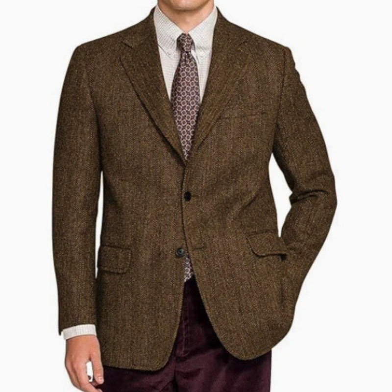 Veste de costume vintage texturé pour homme