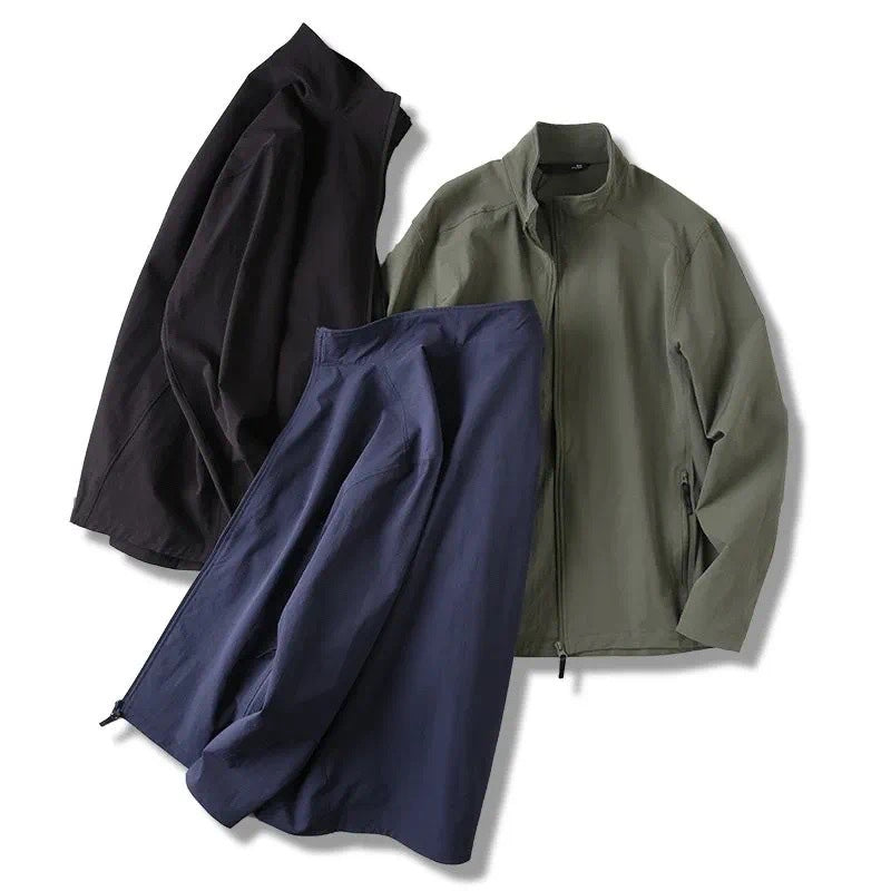Veste de collier extensible léger pour hommes