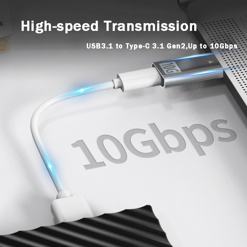 USB 3.1 Homme à Type-C Femme Adaptateur USB A
