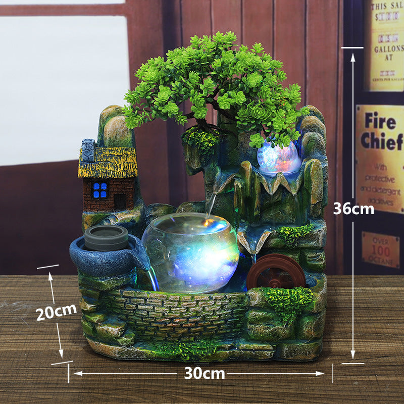 Usine de bureau Waterscape Fish Tank Creative Humidifier