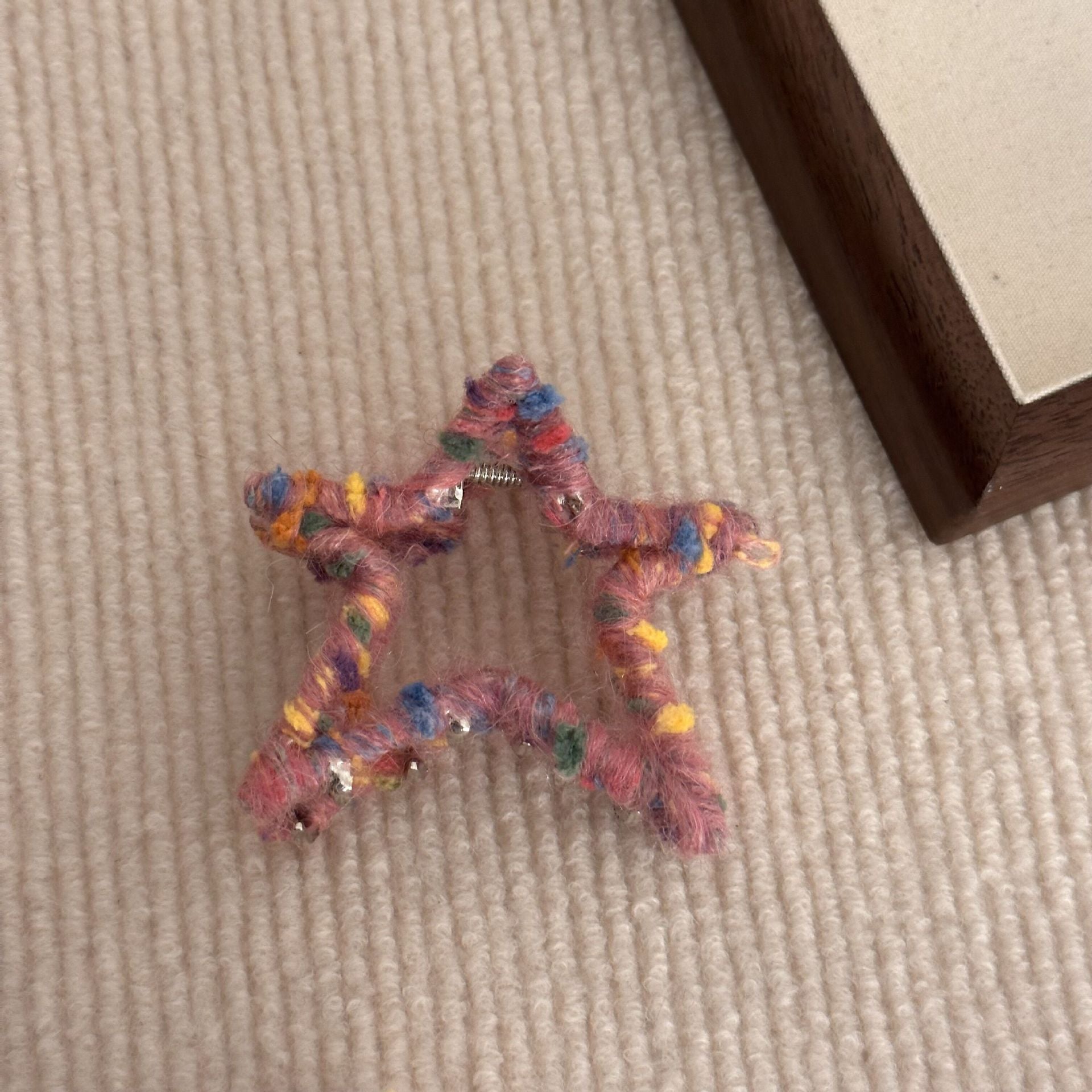 Five-pointed Star Grip Back Head Barrettes Dames