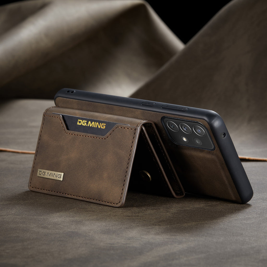 Boîtier de protection en cuir pour téléphone portable anti-retour