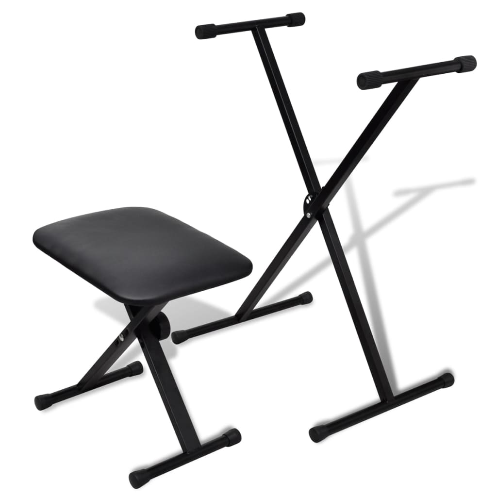 Support clavier réglable et tabouret