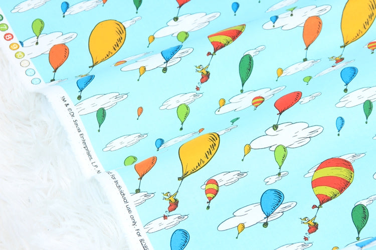 Tissu de coton uni Style nordique Sky Printing Bricolage fait main