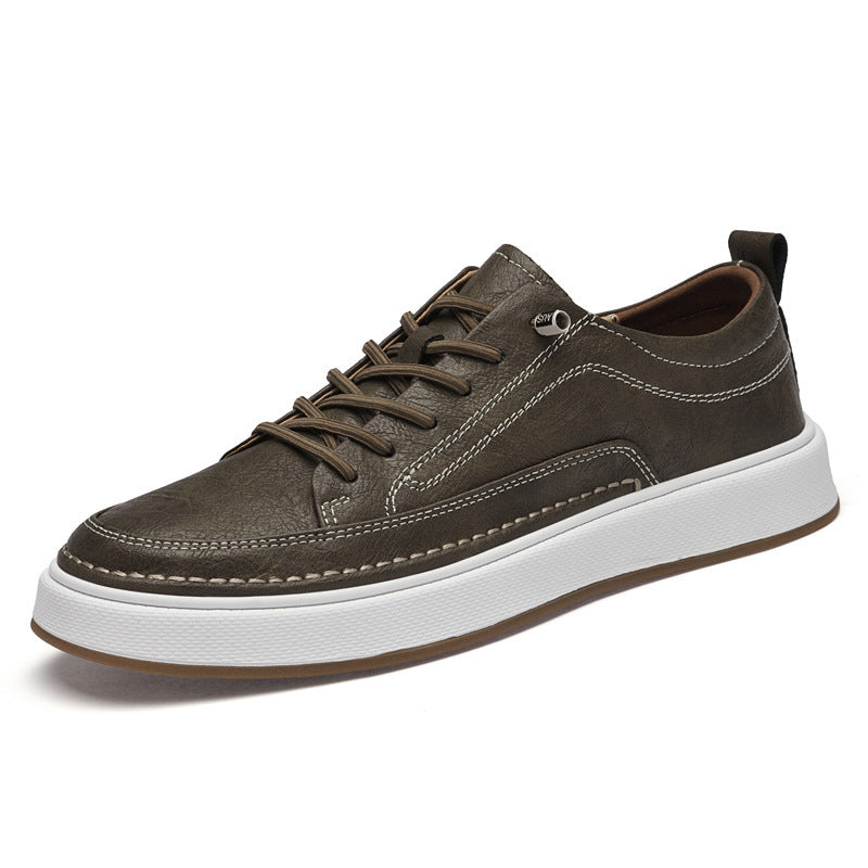 Sneakers Casual en cuir simple pour hommes