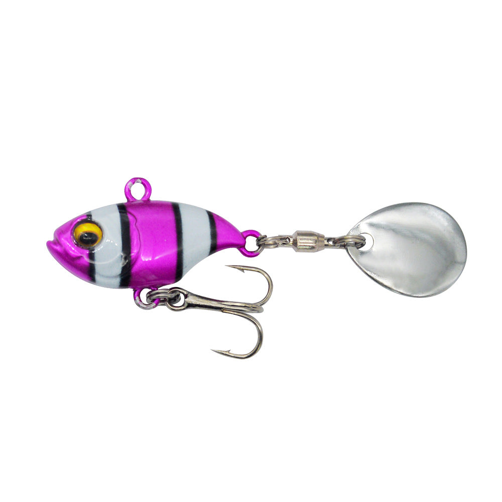 Tôle de fer de pêche en mer métal Lure Paillettes rotatives