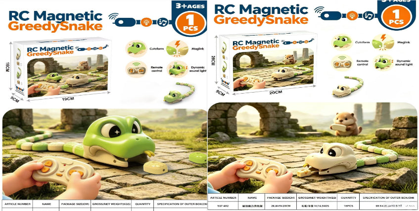 Jouet de serpent magnétique à télécommande électrique