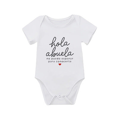 Baby Summer Short Sleeve Romper Bodysuit