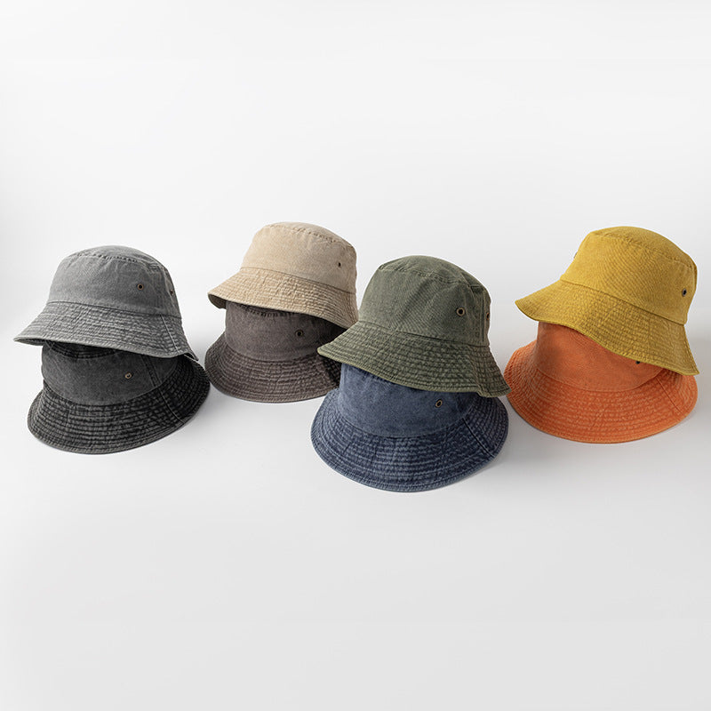 Personalized Solid Color Simple Bucket Hat