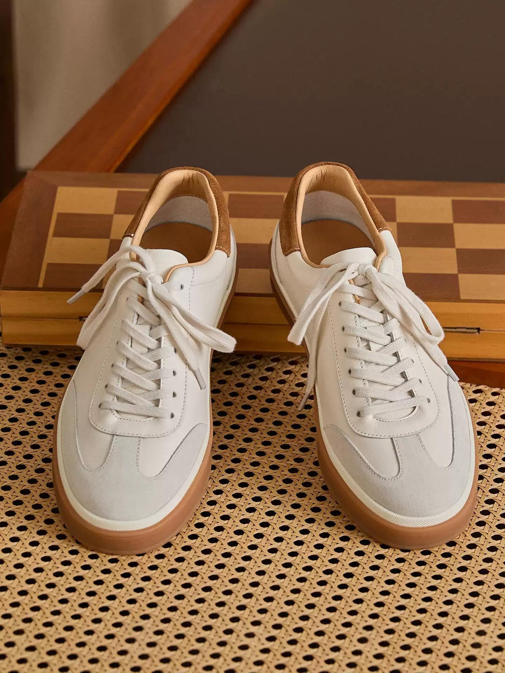 Casual Preppy style Versatile Vintage Bas-top chaussures pour hommes