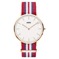 Minimaliste British Style Montre Trendy Quartz Montre pour étudiants et couples